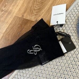 D&G sheer Black Socks Tights with Logo